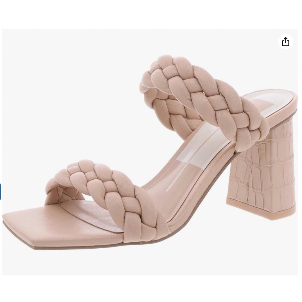 Dolce Vita Paily Heeled Sandal In Cream Stella